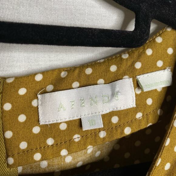 Afends Mini Dress polka dot‎ drop waist cotton short sleeve - Picture 2 of 4